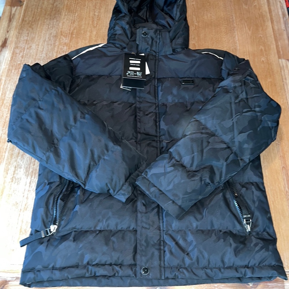 Projek raw winter jacket. Black Camo. Size L. NWT.